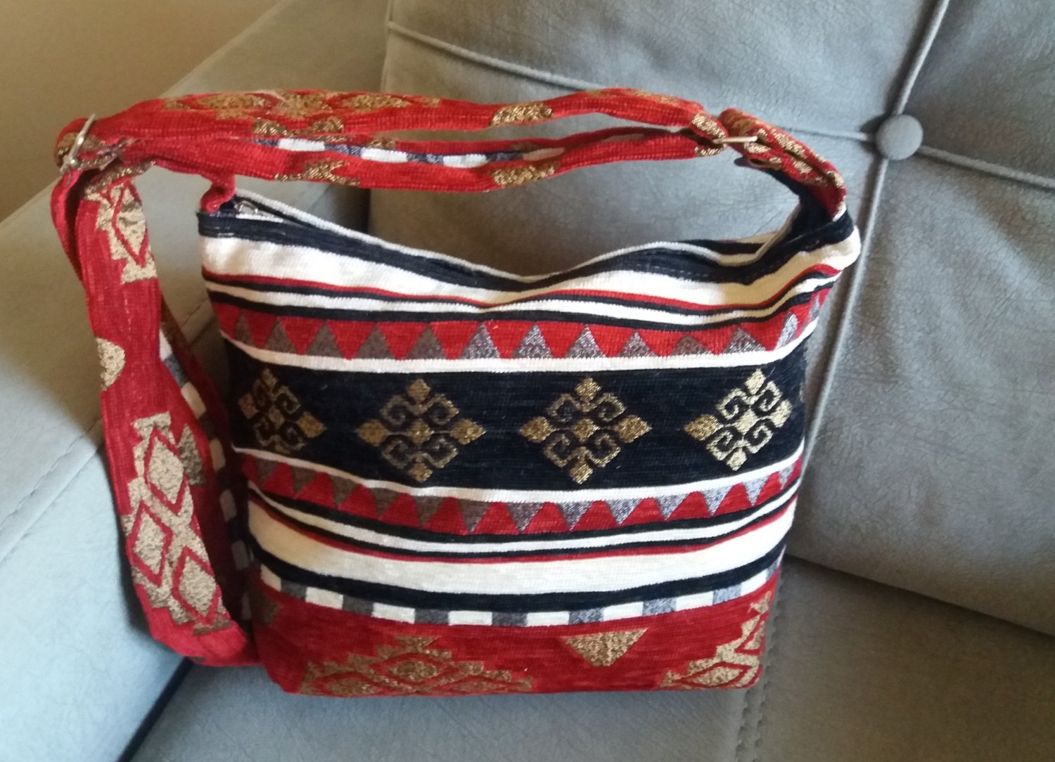 Handmade Shoulder Bag, Armenian Handbag, Ethnic Bag, Cross Body Bag, Carpet Bag