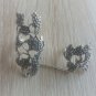 Armenian Double Ring Sterling Silver Grapes and Leaves