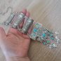 Silver Plated Pomegranate Half Cylinder Long Ethnic Statement Necklace
