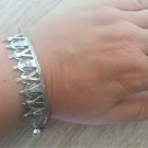 Armenian Kochari Bracelet in Sterling Silver, Traditional Armenian Dance Bracelet, Kochari Bracelet