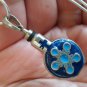 Armenian Enamel Sterling Silver Perfume Flask Bottle Necklace