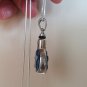 Armenian Enamel Sterling Silver Perfume Flask Bottle Necklace