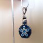 Armenian Enamel Sterling Silver Perfume Flask Bottle Necklace