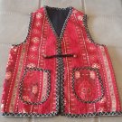 Handmade Embroidery Armenian Vest, Carpet Vest, Traditional Costume, Folk Taraz Clothes