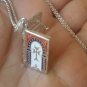 Armenian Lordâ��s Pray Book Necklace, Mini Book Prayer Pendant, Armenian Sterling Silver Necklace