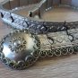Vintage Armenian Soviet Belt 1960s, Armor Link Belt, Antique Ethnic Belt