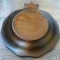 Decorative Armenian Beech Carved Pomegranate Bowl-Dish, Handmade Pomegranate Bowl