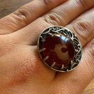 Handmade Armenian Sardonyx Ring in Sterling Silver, Sardonyx Stone Ring, Sterling Silver Ring