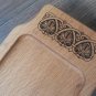 Wooden Divided Plate, Appetizer Tray, Dining Table Platters, Decorative Table Tray, Kitchen Decor