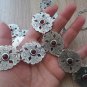 Armenian Body Harness Link with Pomegranate Seeds Stone, Ethnic Body Harness