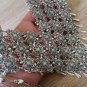 Armenian Silver Plated Diamonds Statement Necklace, Ethnic Diamond Statement