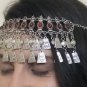 Anahit Forehead Crowns Silver Plated Drop, Armenian Headpieces Drop, Goddess Crowns Forehead Drop