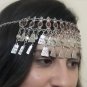 Anahit Forehead Crowns Silver Plated Drop, Armenian Headpieces Drop, Goddess Crowns Forehead Drop
