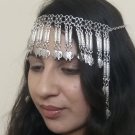 Pomegranate Forehead Silver Plated Drop, Armenian Headpieces Drop, Long Forehead Drop