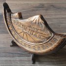 Decorative Half Wooden Plate of Mount Ararat, Wooden Decorative Plate, Home Decor