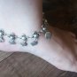 Pomegranate Ankle Button Bracelet Drop, Armenian Ankle Bracelet Drop, Armenian Body Jewelry