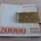 Armenian Money Clip, Banknotes Holder, Mount Ararat Money Clip, Money Holder