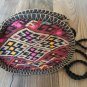 Handmade Round Cross body Rug Bag, Armenian Handbag, Ethnic Bag, Circle Bag, Carpet Bag
