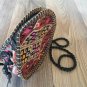 Handmade Round Cross body Rug Bag, Armenian Handbag, Ethnic Bag, Circle Bag, Carpet Bag