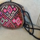 Handmade Round Cross body Rug Bag, Armenian Handbag, Ethnic Bag, Circle Bag, Carpet Bag