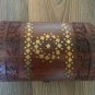 Handmade Jewelry Wooden Chest Box Vintage Look and Brass Fitting