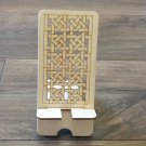 Endless Knot Phone Stand, Wooden Mobile Phone Stand, Hands Free Phone Stand