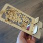 Grapes and Leaves Phone Stand, Wooden Mobile Phone Stand, Hands Free Phone Stand