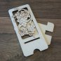 Grapes and Leaves Phone Stand, Wooden Mobile Phone Stand, Hands Free Phone Stand