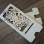 Grapes and Leaves Phone Stand, Wooden Mobile Phone Stand, Hands Free Phone Stand