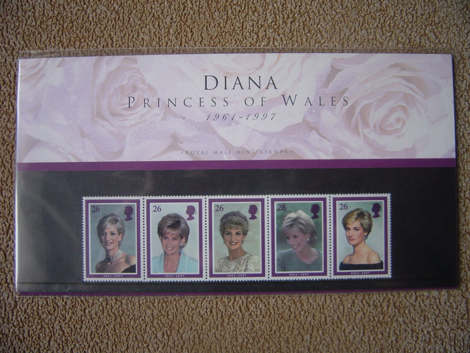 GB Diana, Princess of Wales 1961 &acirc;�� 1997, Presentation Pack