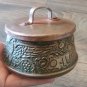 Vintage Copper Pot of Zvartnots, Armenian Copper Pot, Copper Pot with Pomegranate and an Eagle