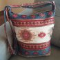 Handmade Shoulder Bag, Armenian Handbag, Cross Body Bag, Carpet Bag, The Wheel of Eternity Bag