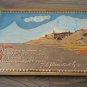 Vintage Embossed Copper Enamel Wall Decoration of Mount Ararat and Khor Virap