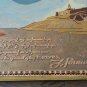 Vintage Embossed Copper Enamel Wall Decoration of Mount Ararat and Khor Virap