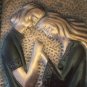 Vintage Embossed Copper Wall Decoration of the Young Love, Home Wall D&Atilde;&copy;cor