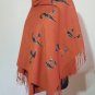 Cashmere Scarf, Armenian Handmade Warm Scarves, Armenian Alphabet Winter Shawl