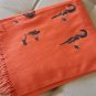 Cashmere Scarf, Armenian Handmade Warm Scarves, Armenian Alphabet Winter Shawl