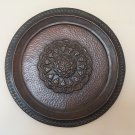 Vintage Embossed Copper Tray Wall Decoration, Home Wall Décor, Wall Hanging Plate, Tray Wall Decor