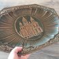 Vintage Embossed Copper Tray Wall Decoration, Home Wall D&Atilde;&copy;cor, Etchmiadzin Tray Wall D&Atilde;&copy;cor