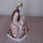 The Girl with a Jug Armenian Porcelain Figurine Vintage, Yerevan Faience Factory