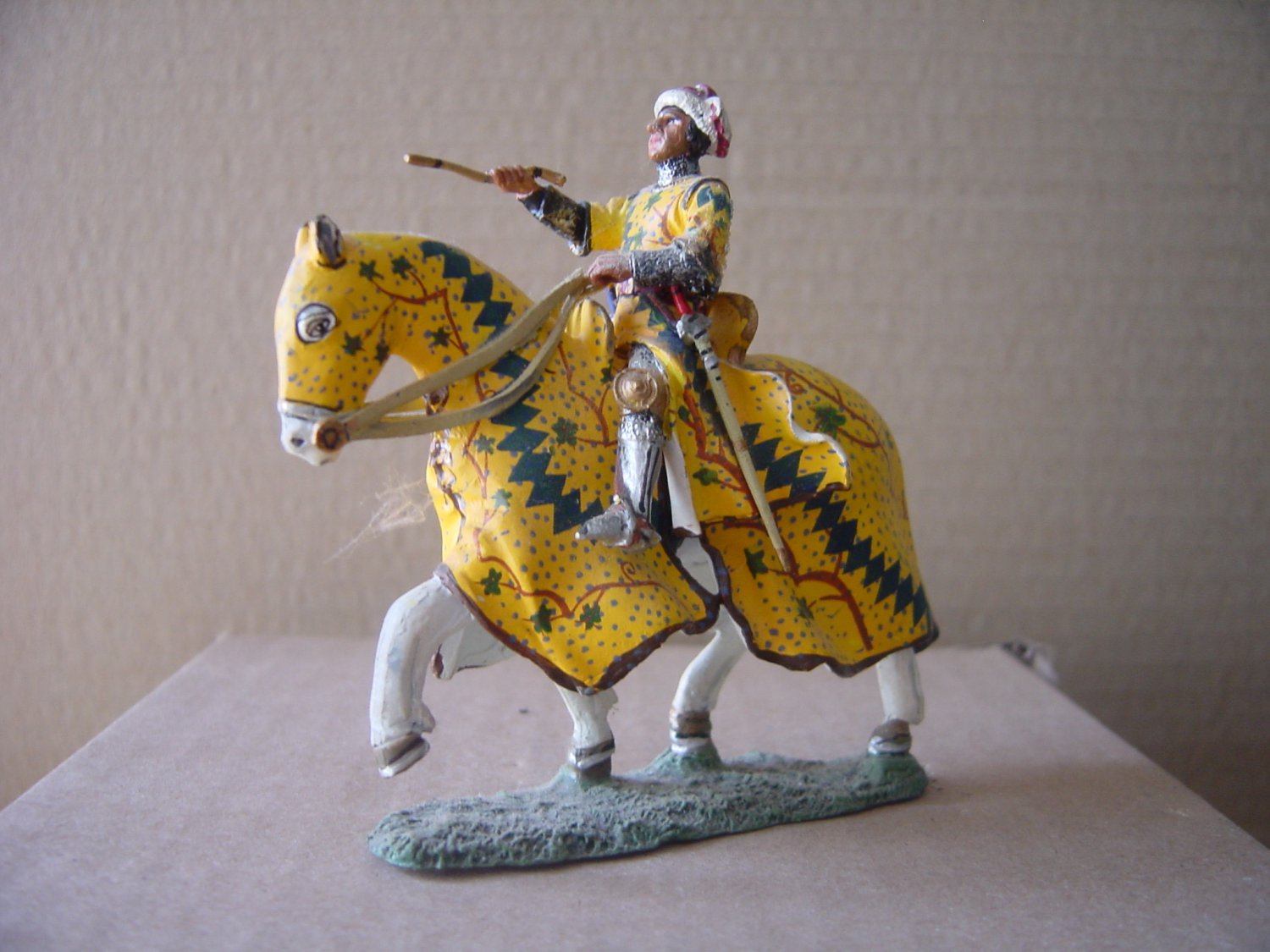 Guidoriccio da Fogliano, Medieval Figurine, Collectable Figurine, Horseman Figurine
