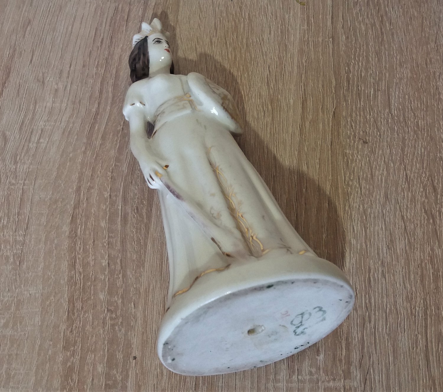Armenian Goddess Anahit Porcelain Figurine Vintage, Yerevan Faience Factory