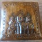 Handcrafted Armenian Wooden Box with Mount Ararat and Etchmiadzin Cathedral, Kitchen Storage Box