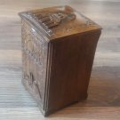 Handcrafted Armenian Wooden Box with Mount Ararat and Saint Hripsime Church, Kitchen Storage Box