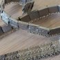 Vintage Armenian Soviet Belt 1960s, Armor Link Belt, Antique Ethnic Belt