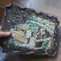 Armenian Decorative Ceramic Tile Hand Painted with Geghard Monastery. Wall Decorative Tile