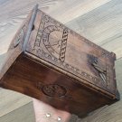 Handcrafted Armenian Wooden Box of Saint Gayane Church with Mount Ararat and the Eternity Sign