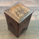 Handcrafted Armenian Wooden Box of Etchmiadzin Cathedral with Mount Ararat and the Eternity Sign