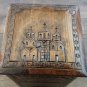 Handcrafted Armenian Wooden Box of Etchmiadzin Cathedral with Mount Ararat and the Eternity Sign