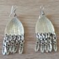Dangle Drop Silver Plated Earrings, Ethnic Dangle Earrings